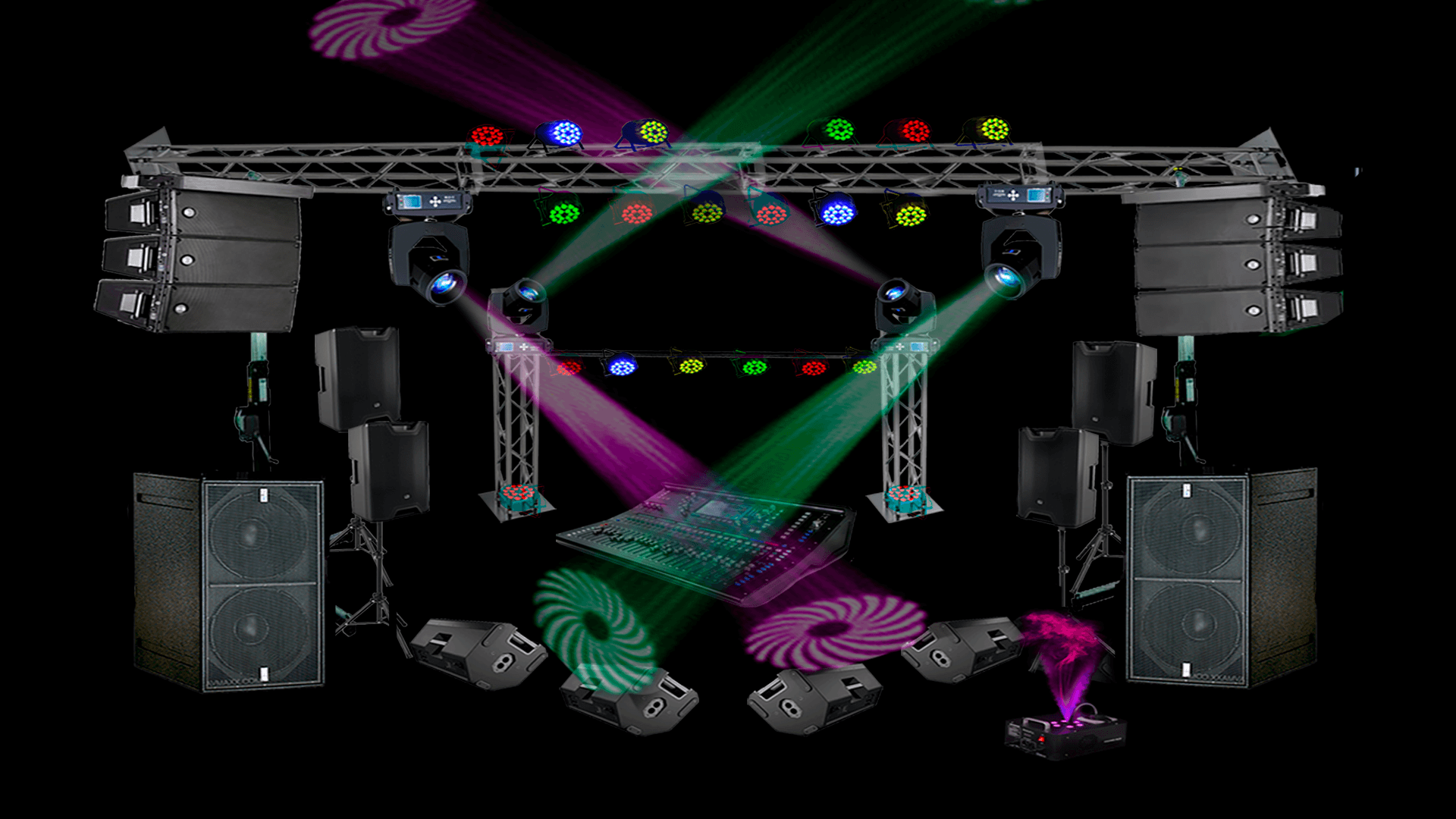 Alquiler Sonido soundcheck producciones combo 5
