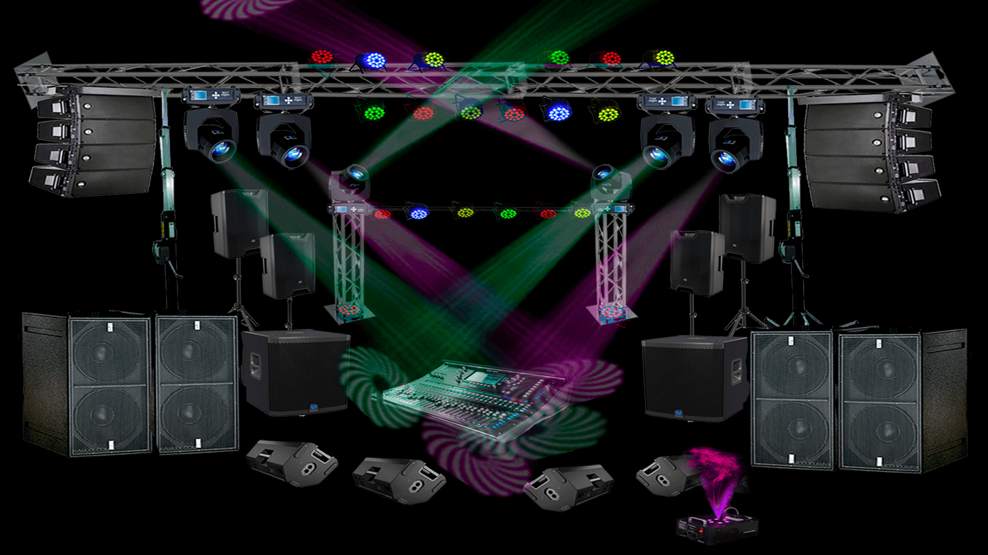 Alquiler Sonido soundcheck producciones combo 6