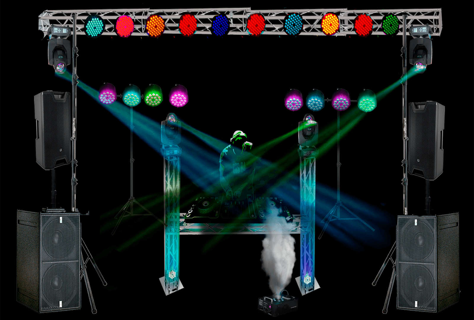 Alquiler Sonido soundcheck producciones montaje dj 4