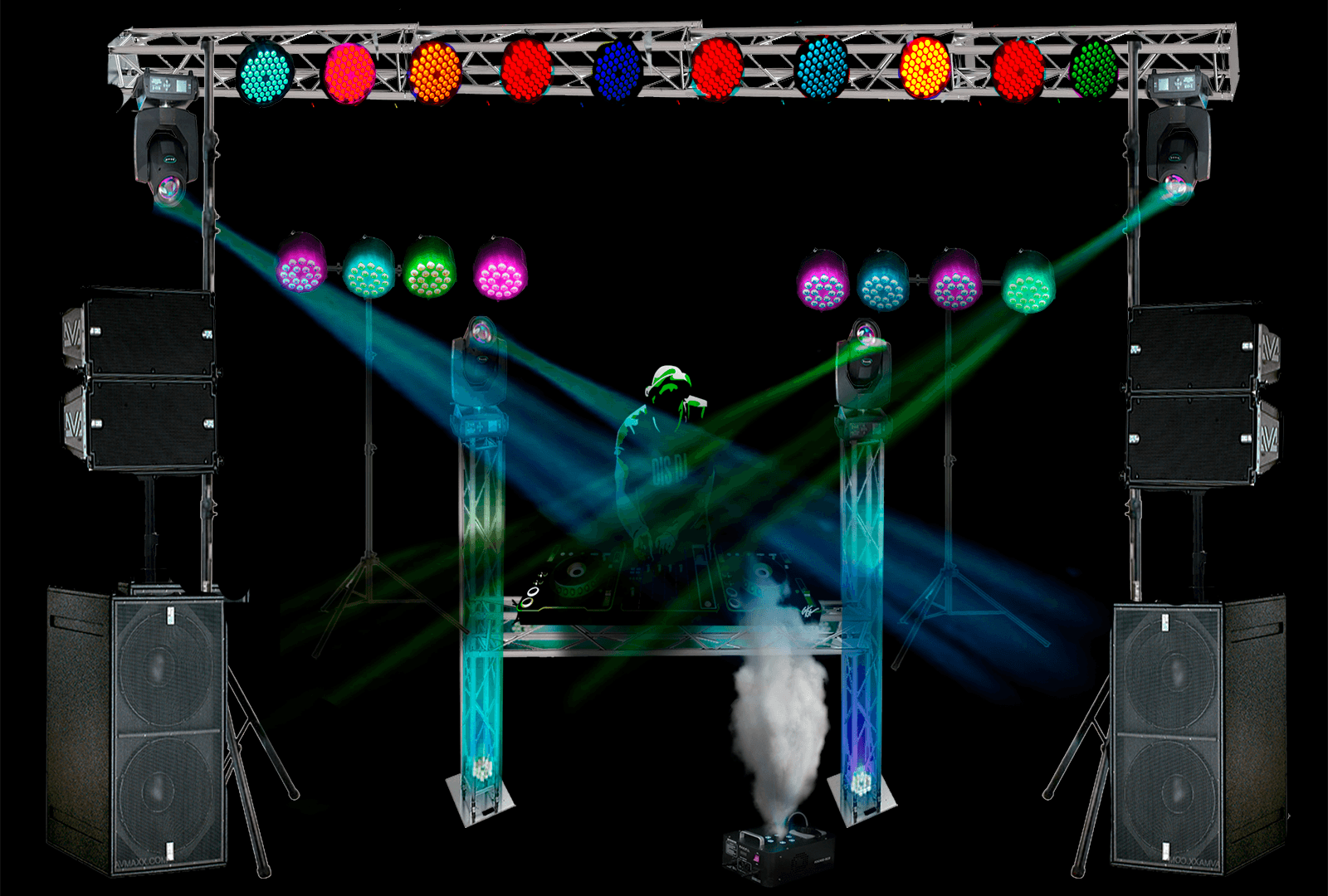 Alquiler Sonido soundcheck producciones montaje dj 4